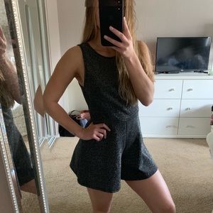 Grey Sparkly Romper